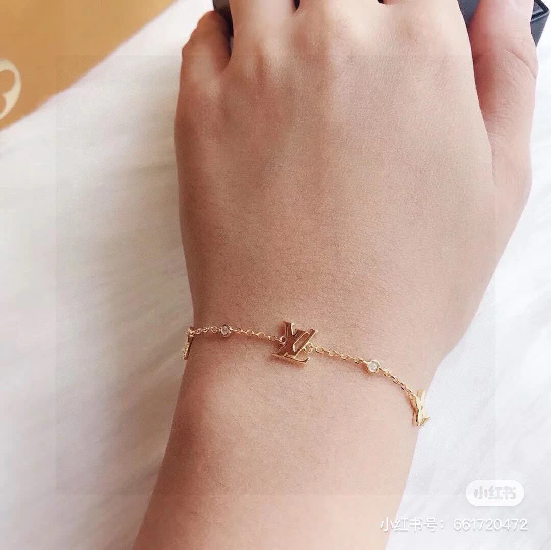 Louis Vuitton Gold Monogram Bracelet